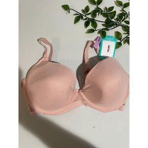 Maidenform Lightweight Pink Cushioned Underwire Bra With Adjustable Straps 36DD